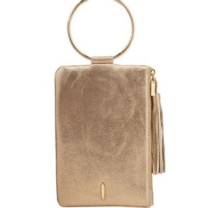 Thacker Gold Clutch with Ring Handle (minus the little dangle)